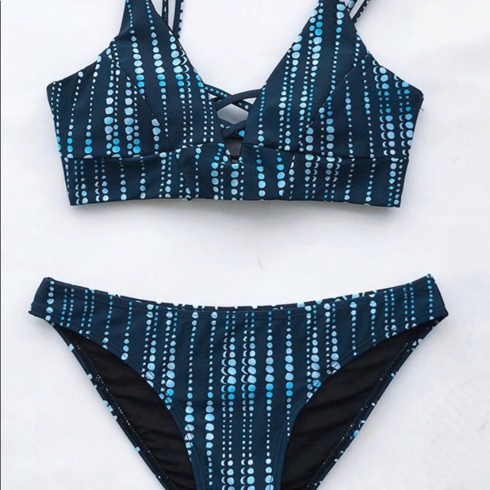 Dream space lace up bikini
